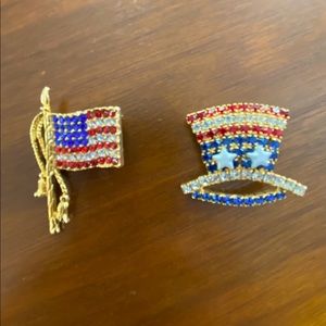 Vintage Estate American brooch pins